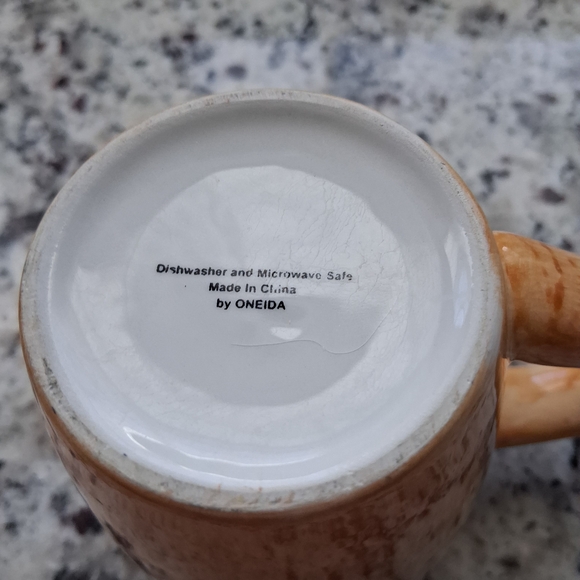 Oneida Pumpkin Design Orange Mug coffee cup - Picture 2 of 2